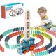 thumbnail image 2 of Juego de tren de dominó eléctrico para niños y niñas, 360 piezas, Rally de dominó eléctrico, colocación automática, bloques de construcción, tren de dominó, juguetes para niños, regalo, 2 of 4