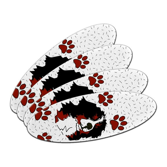 Bernese Mountain Dog of Impressiveness Oval Nail File Emery Board 4 Pack