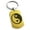 Gold, variant on Stainless Steel Love Heart Yin Yang Engraved Dog Tag Celtic Keychain Keyring