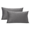thumbnail image 1 of Funda de almohada de terciopelo con cremallera Laklulu, funda de almohada de franela de felpa súper suave y cómoda con cremallera, 1 of 5