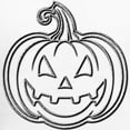 thumbnail image 3 of CafePress - Glittery Pumpkin - Men's Long Sleeve Light Pajama Set, 3 of 7