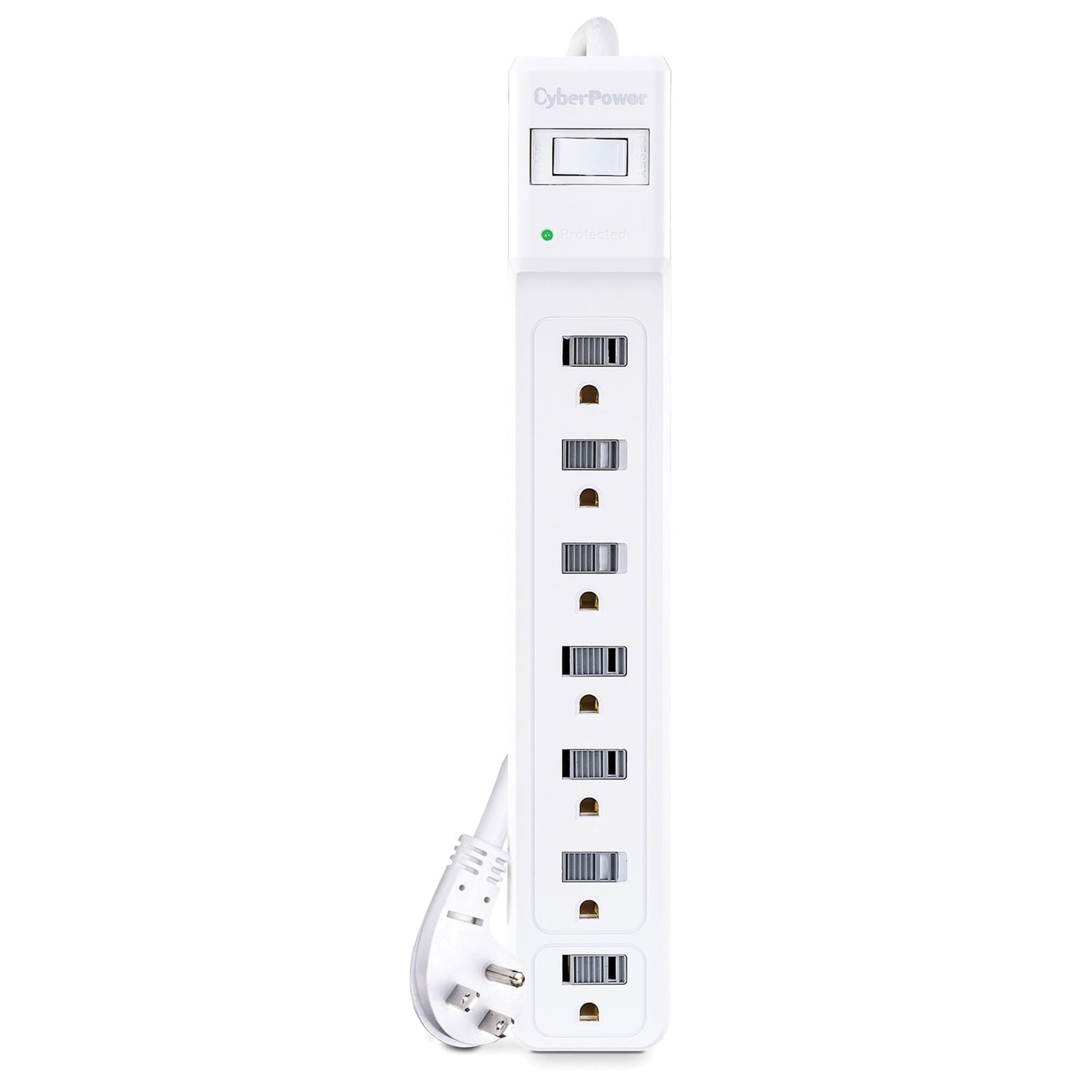CyberPower B704 Essential Series B704 7-Outlet Power Strip Surge Protector