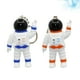thumbnail image 2 of KAKOWELY 2 llaveros divertidos de astronauta con luz LED y sonido, llavero decorativo, regalo de cumpleaños para niños., 2 of 5