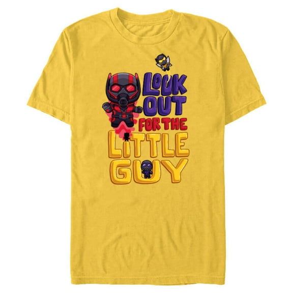 Marvel Ant-Man and the Wasp: Quantumania The Little Guy - Short Sleeve Blended T-Shirt for Adults - Customized-Yellow