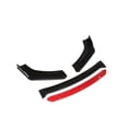 thumbnail image 3 of Universal coche parachoques delantero labio cuerpo Kit Spoiler Splitter difusor 4 Uds rojo blanco fibra de carbono Canard Splitter Abs plástico, 3 of 3