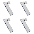 thumbnail image 3 of Base de expansión OTG HUB USB 3 en 1 tipo C para PC portátil (USB plateado a 3USB), 3 of 4
