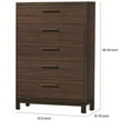 thumbnail image 6 of Edmonton 5-drawer Chest Rustic Tobacco, 6 of 6