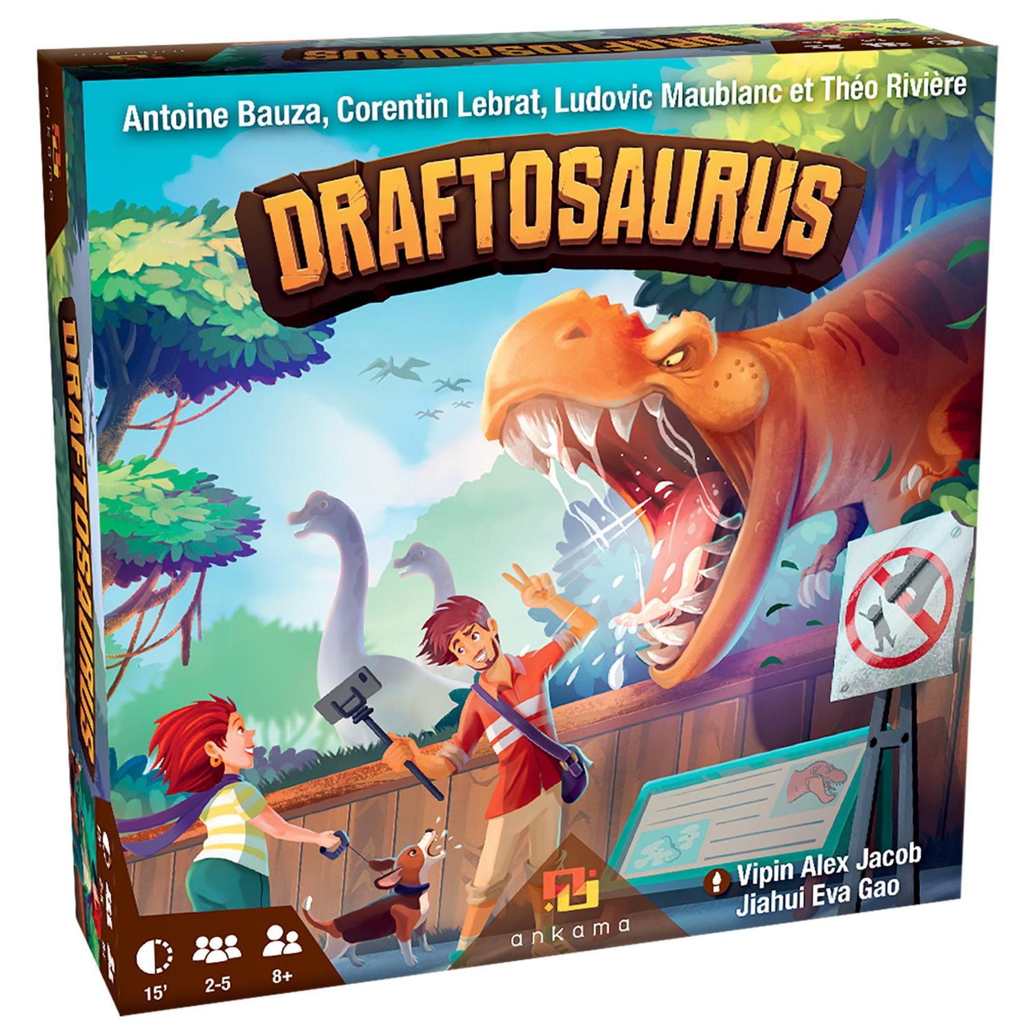 Ankama Draftosaurus - Jeu de société français pour enfants à partir de 8 ans.