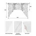 thumbnail image 6 of Navy Blue Grey Branch Swag Valance for Windows 56'' x 36'', Spring Summer Pastoral Botanical Light Filtering Kitchen Curtains Valances for Bathroom/Living Room/Bedroom/Café, Rod Pocket Curtain Panel, 6 of 6