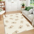 thumbnail image 3 of 1PC Teddy Pattern Area Rug Partial Carpet, Lightweight Washable Easy-to-Care Carpet Mat Festival Gift, Suitable for Bedroom, Living Room, Office, Dining Room, Hallway, Room Accessories, 3 of 8