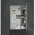 thumbnail image 3 of Fresca Fmc011530-R Tiempo 15" X 30" Lighted Frameless Single Door Medicine Cabinet -, 3 of 5