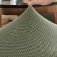 thumbnail image 7 of CJC Armless Accent Chair Covers Stretch Couch Slipcovers Removable Furniture Protector Covers for Home Hotel, Light Green, 7 of 7