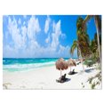 thumbnail image 2 of Bright Caribbean Beach - Impression sur Toile Abstraite, 2 of 3