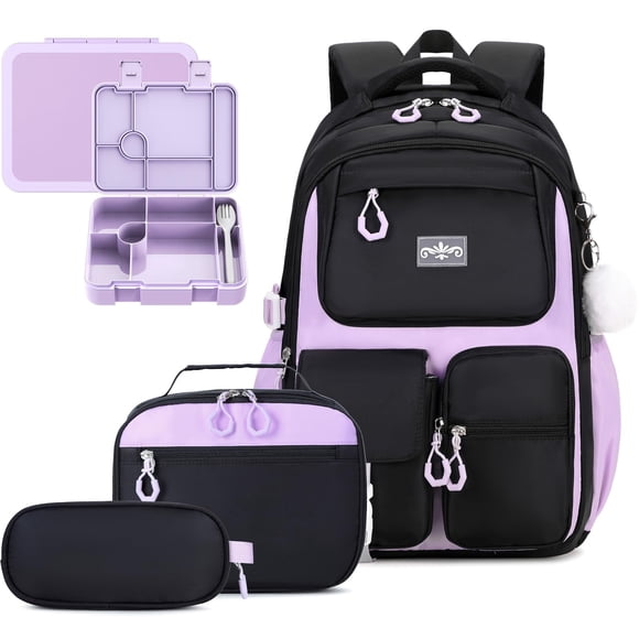 Set de Mochila Scothen 4 piezas con Lonchera Bento 1300ml