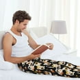 thumbnail image 5 of Honiee Flower Fox for men - a sleek fusion of Straight Pajama Pants, versatile Lounge Pants, and cozy Sleepwear, all rolled into one-Large, 5 of 6