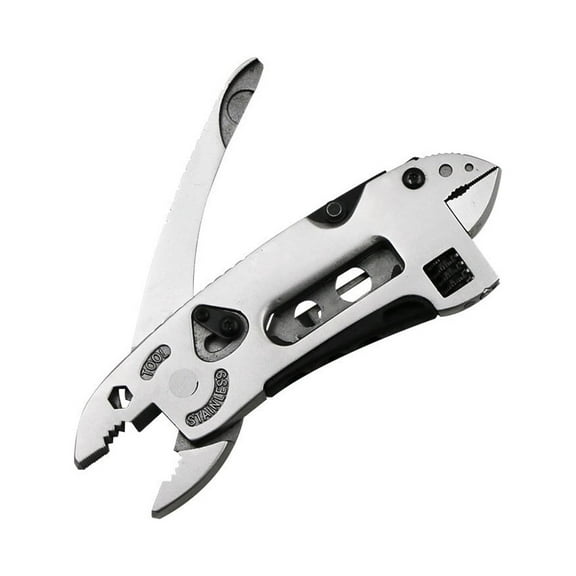 3-in-1 Outdoor Multi-Tool Pliers with Wrench & Clamp - Heavy-Duty Camping, Hiking, Survival Gear for DIY, Repair, Emergency Kit Essentials