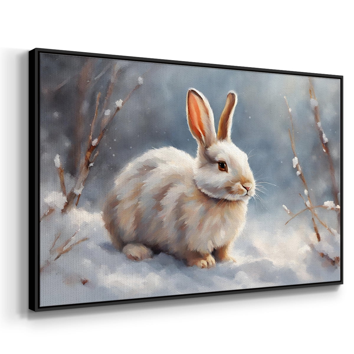 Vintage Landscape-CCVI By Wexford Home Framed in Black Wood Gallery Wrapped Canvas 25 in. x 37 in.