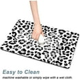 thumbnail image 5 of Dog Food Mat, 16"x24" Dog Mat for Food and Water, Absorbent Dog Bowl Mat Protect Floors, Cute Pet Food Mats for Dog and Cat, Anti-Slip Rubber Pet Feeding Mat for Puppy Supplies, White Leopard, 5 of 6