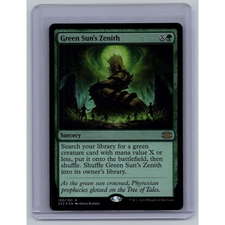 Double Masters 2022 Magic The Gathering Green Sun s Zenith English NM or Better Trading Card