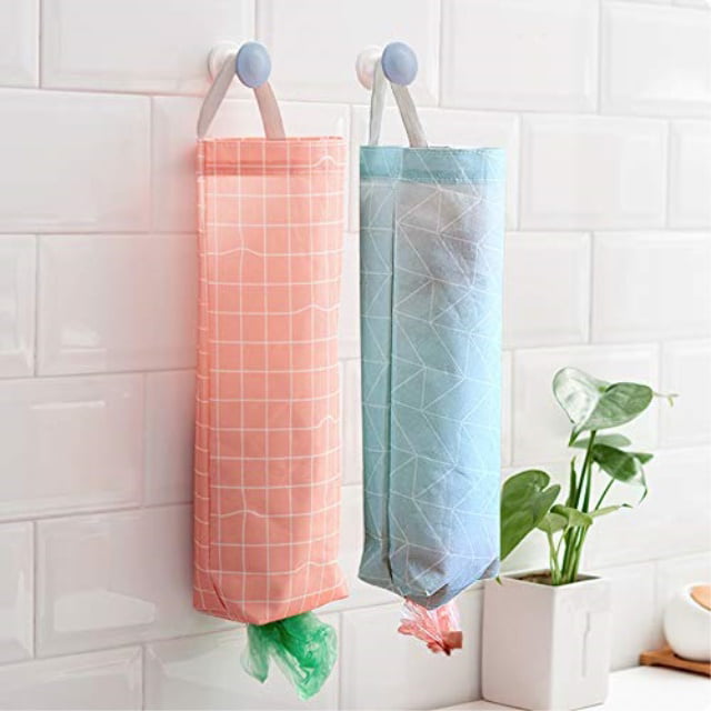 kindpma plastic bag holder 2 pcs waterproof wall mount
