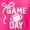 Fuchsia Blast, variant on Girls Long Sleeve Sleep Gown, Sizes 4-18