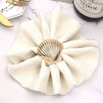 thumbnail image 3 of 10X Theme Sea Shells Metal Napkin Rings for Weddings Receptions,Dinner Parties,Family Gatherings,Table Supplies, 3 of 7