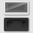 thumbnail image 2 of Soporte de Pared Impermeable para Teléfono Inteligente, para Pantalla Táctil, para Ducha, Sellado, Color Negro., 2 of 5