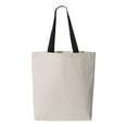thumbnail image 2 of Q-Tees 11L Canvas Tote with Contrast-Color Handles, 2 of 2