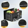 thumbnail image 5 of CLESOO Car Trunk Organizer, 57L Collapsible Organizer Multi Compartment with Lid, Black, 5 of 8
