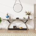 thumbnail image 4 of Tribesigns 70.87" Console Table with Storage Shelf, Narrow Long Sofa Table Behind Couch Table, 4 of 5