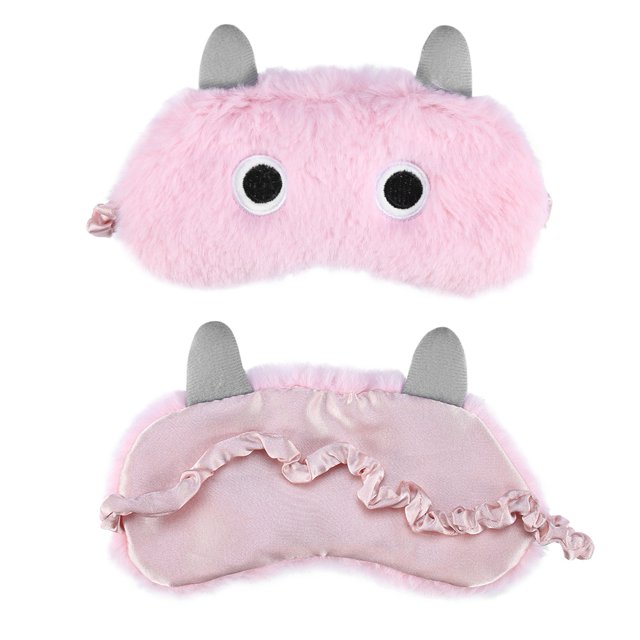 Máscara para dormir Jadeshay con tapa para los ojos forma de oso