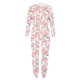 thumbnail image 4 of Puntoco Conjuntos de pijamas cómodos para mujer, pantalones de manga larga con cuello redondo y estampado de letras de invierno, conjuntos de pijamas informales para el hogar, 4 of 5