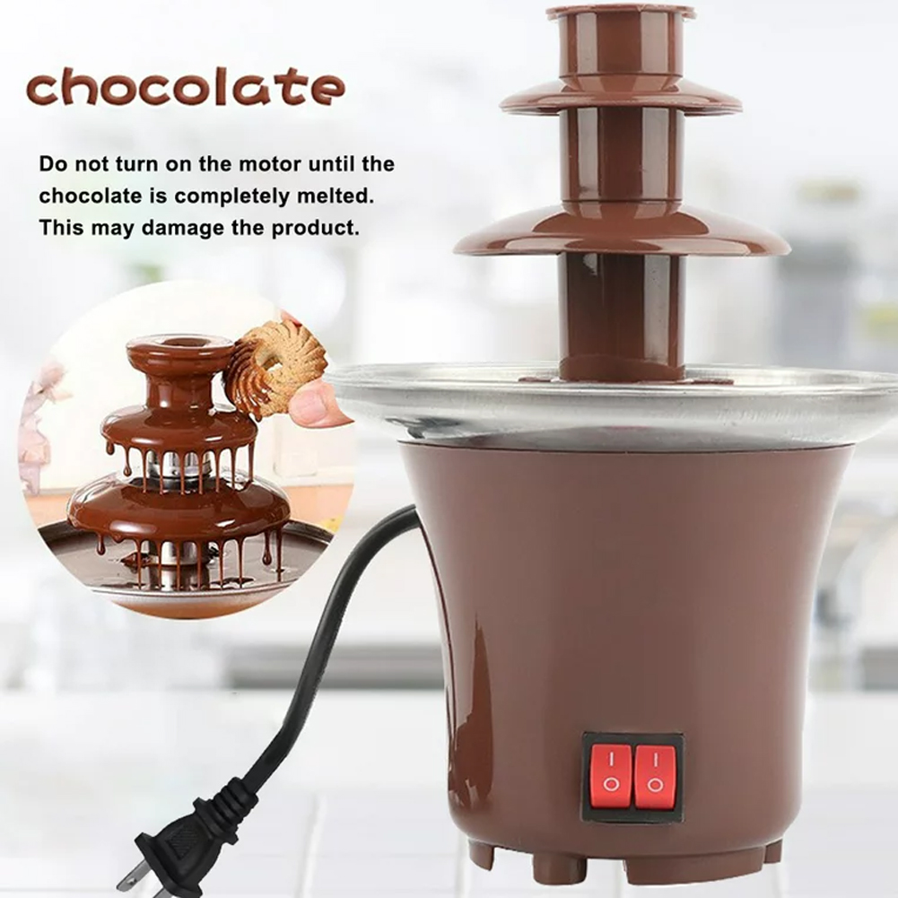 Oenbopo 3 Tier Chocolate Fountain, Electric Chocolate Fondue Fountain Machine for Chocolate Nacho Cheese Liqueuers - image 2 of 7