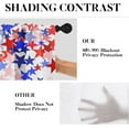 thumbnail image 4 of 4th of July Decorations Kitchen Curtains Blue and Red Stars Window Curtains and Valances Set 36 Inch, Independence Day Short Tier Curtain for Kitchen, American Holiday Small Kitchen Decor, 4 of 6