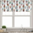 thumbnail image 3 of Ambesonne Christmas Valance & Curtain, Noel Theme House, 55"x45", Multicolor, 3 of 7