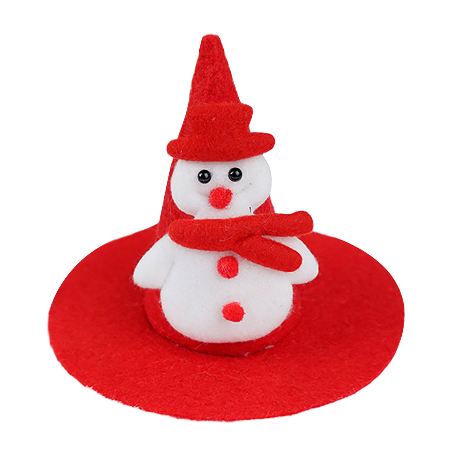 Red Green Santa Dog Christmas Hat Adjustable Christmas Tree Hat Cute