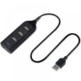 thumbnail image 3 of High Speed  USB Hub Portable USB 2.0 Hub with Cable Mini Hub 4-port Splitter Cable Adapter for Laptop PC Computer, 3 of 9
