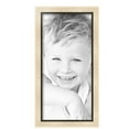 thumbnail image 2 of ArtToFrames 10" x 21" Silver with Black Lip Picture Frame, 10x21 inch Multi Wood Poster Frame (WOM-5193),  Pack, 2 of 7