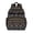 Black-32, variant on Rustic Abstraction Students Backpack Sketch Inspired Bookbag with Vintage Waves, Stripes, Plaid, Tribal Elements