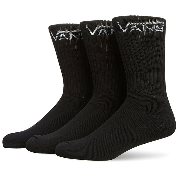 Vans vans classic crew socks 3pair black (6.59, black/white)