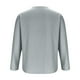 thumbnail image 4 of Blusas y camisas de manga larga con cuello en V para hombre, blusa informal de moda lisa con tirantes sueltos, blusa de manga larga con cuello en V, blusa de poliéster para hombre, 4 of 8