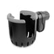 thumbnail image 2 of Soidarity Portavasos para cochecito, ajustable, Universal, para cochecito, estante de almacenamiento para botellas, organizador de plástico Ciclismo negro gris, 2 of 6