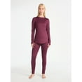 thumbnail image 2 of ClimateRight by Cuddl Duds Women's Thermal Guard Base Layer Crew Neck Top, Sizes XS to 4X, 2 of 5