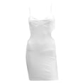 thumbnail image 1 of 1 pieza cintura ahueca hacia fuera el vestido Sexy de verano vestido de tirantes se desliza el vestido de verano para las mujeres HOMEMAXS MX10663144, 1 of 6