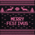 thumbnail image 3 of CafePress - Merry FESTIVUS™ Holiday Ugly Swea Hooded Sweatshir - Pullover Hoodie, Classic & Comfortable Hooded Sweatshirt, 3 of 4