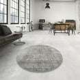 thumbnail image 4 of Ahgly Company Machine Washable Indoor Rectangle Contemporary Grey Gray Area Rugs, 7' x 10', 4 of 7