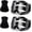 2/Clear, variant on Dirt Bike ATV Goggles 2 Pack with Neck Gaiter, Motorcycle Motocross Wide Vision Windproof Glasses, Riding Racing & Ski Goggles, UV400 Anti-Fog Scratch Dustproof for Adult Youth Kids Color Lens