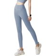 thumbnail image 1 of Azuki Leggings suaves de cintura alta para mujer, pantalones de yoga suaves con control de barriga, 1 of 4