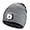 Light Grey, variant on MAMOWEAR Winter Mens Beanie with LED Light, Rechargeable Led Headlamp Hat, Warm Knit Hat for Winter Safety, for Outdoor Dog Walking Men Women Dad