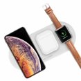 thumbnail image 1 of Cargador inalámbrico Qi Gadgets and Fun Centro de Carga 3 en 1 compatible con IPhone y Android AirPods y Iwatch, 1 of 3